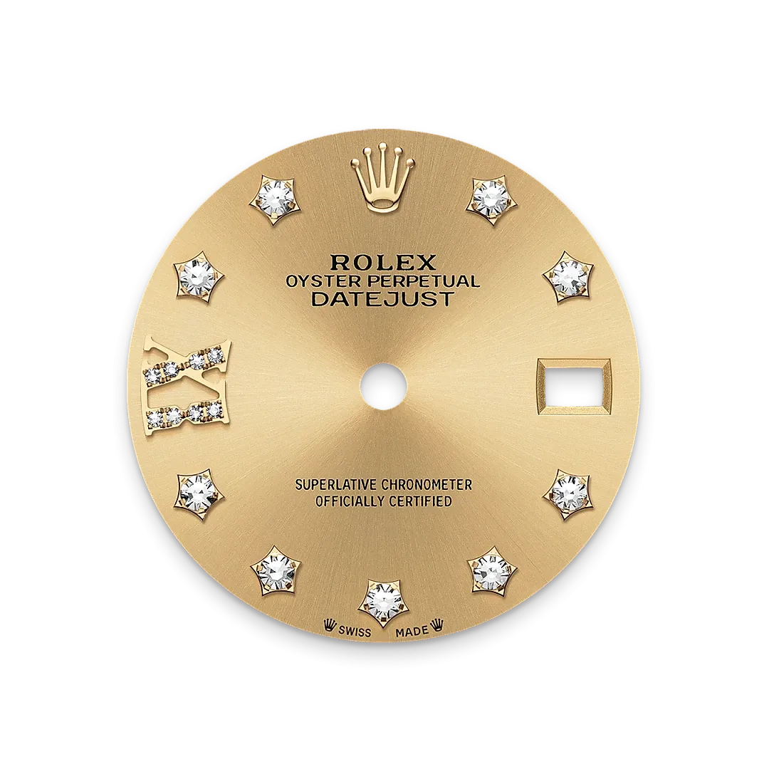 Rolex Lady-Datejust Referenz m279383rbr-0022 Champagner­farbenes Zifferblatt