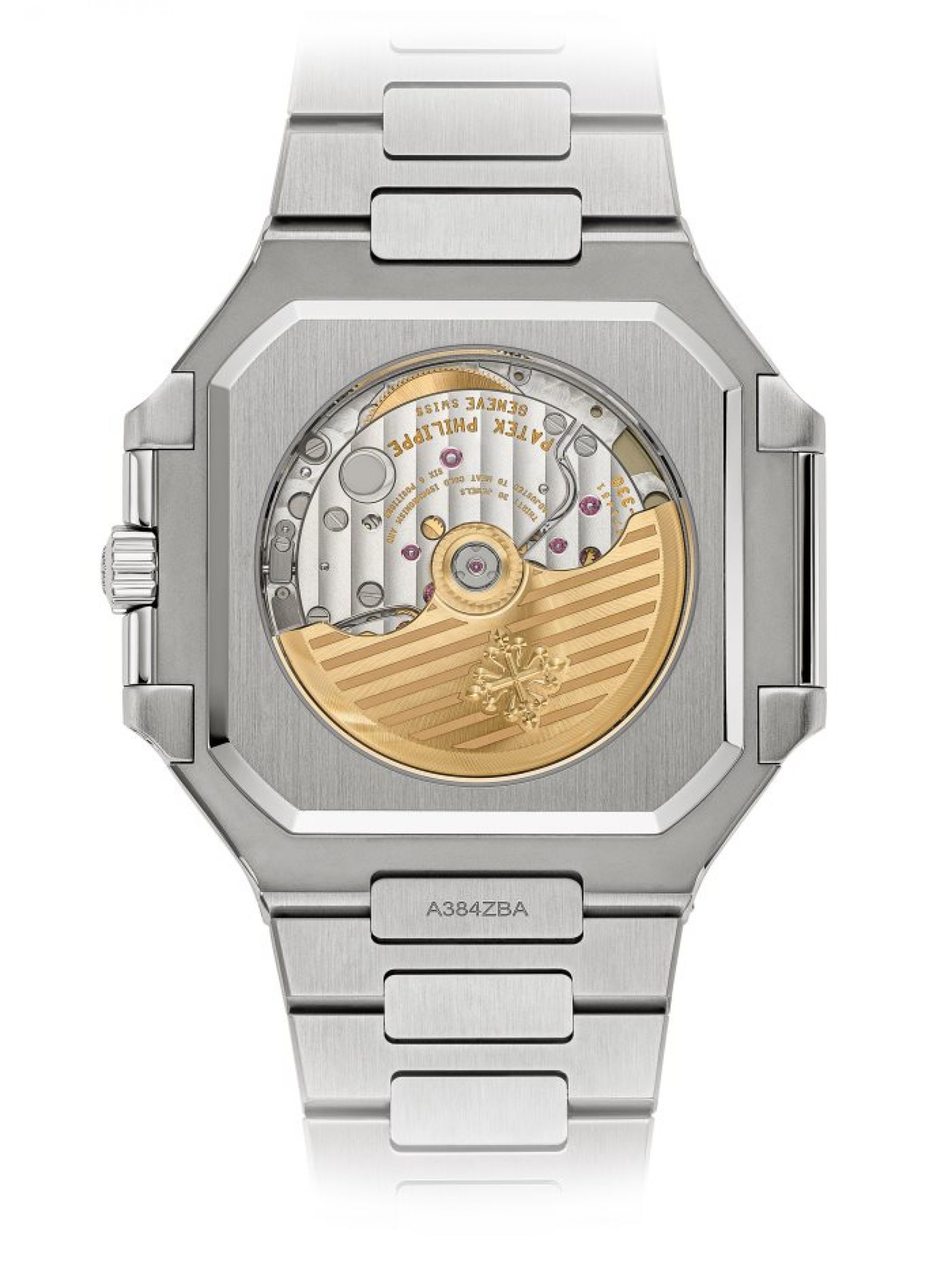 Patek Philippe Datum, Zentralsekunde. Rückseite