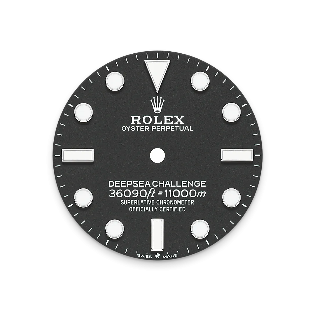 Rolex Deepsea Challenge Referenz m126067-0002 Tiefschwarzes Zifferblatt