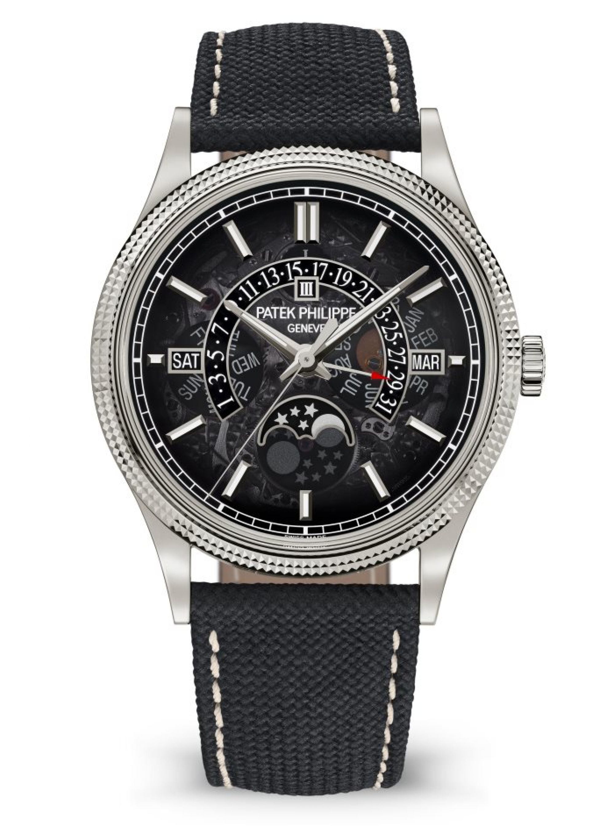Patek Philippe Ewiger Kalender mit retrogradem Datum. Face