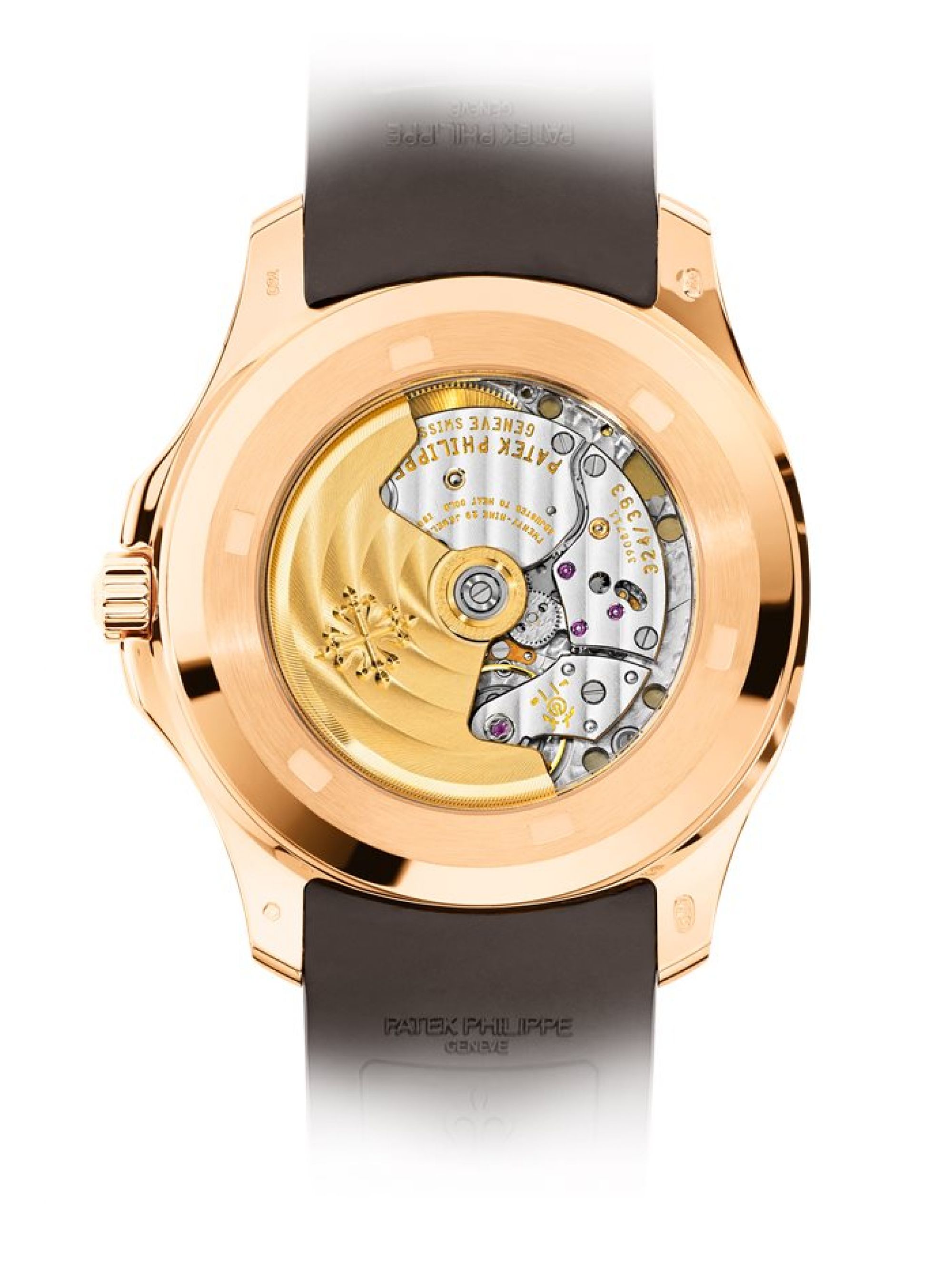 Patek Philippe Datum, Zentralsekunde. Rückseite