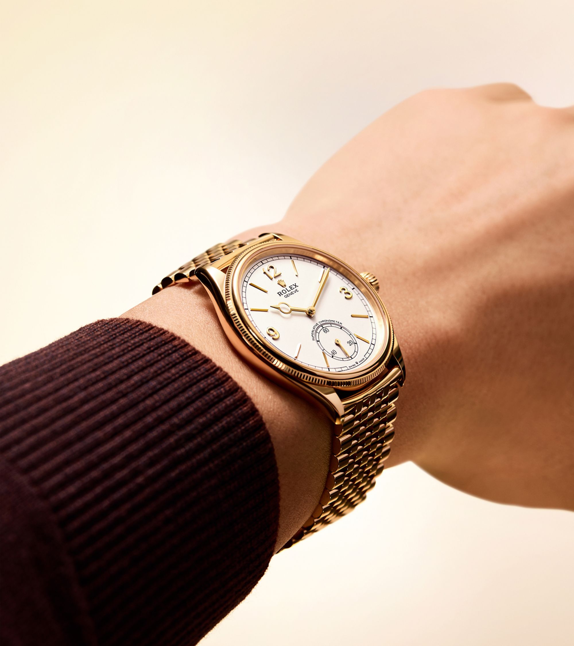 Rolex Land Dweller Zifferblatt mit Wabenmuster