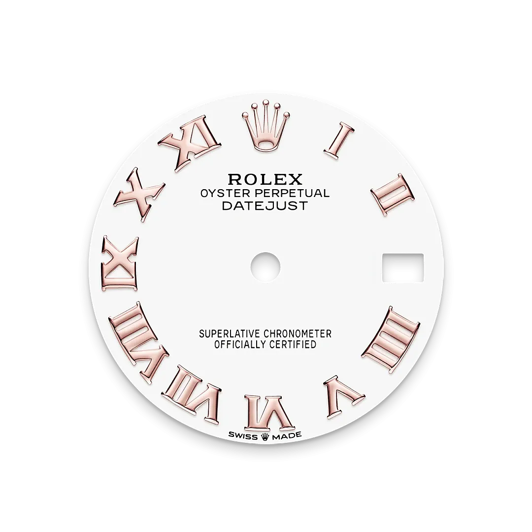 Rolex Datejust 31 Referenz m278241-0002 Weißes Zifferblatt