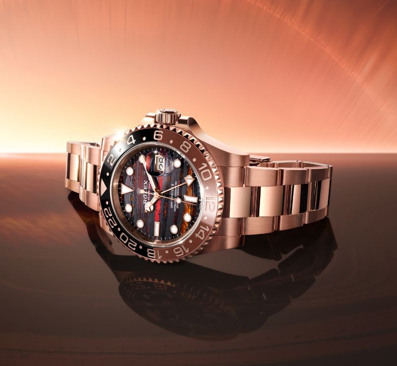 Oyster Perpetual GMT Master II  Zifferblatt aus Tigereisen
