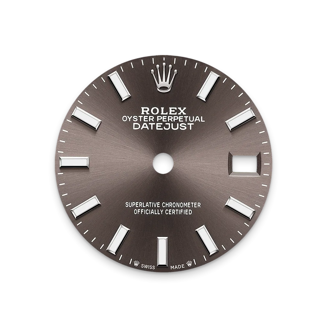 Rolex Lady-Datejust Referenz m279384rbr-0013 Zifferblatt dark grey