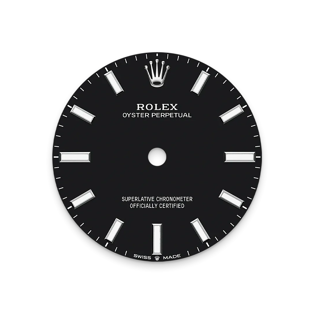 Rolex Oyster Perpetual 31 Referenz m277200-0016 Schwarzes Zifferblatt