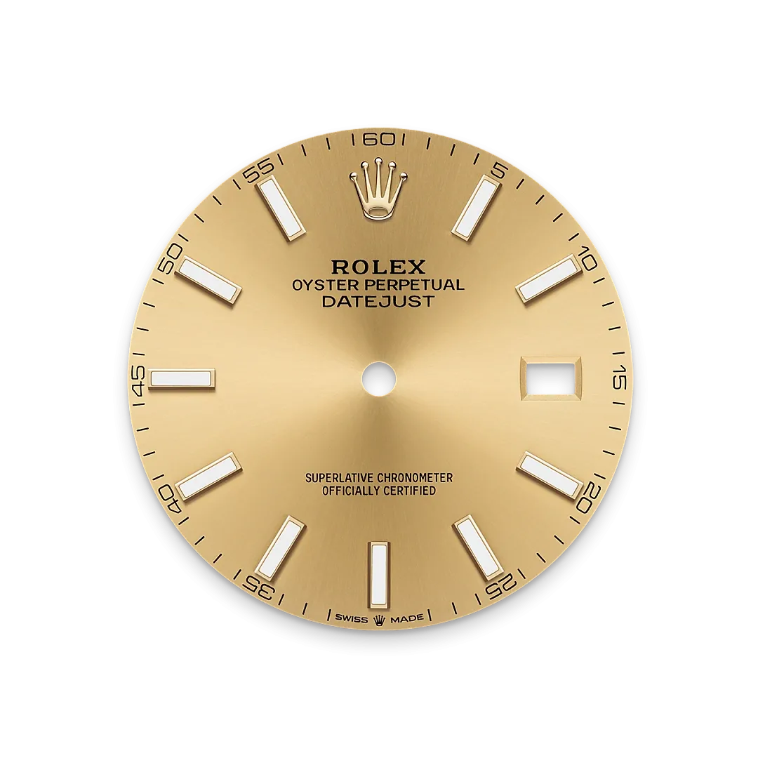Rolex Datejust 41 Referenz m126333-0010 Champagner­farbenes Zifferblatt