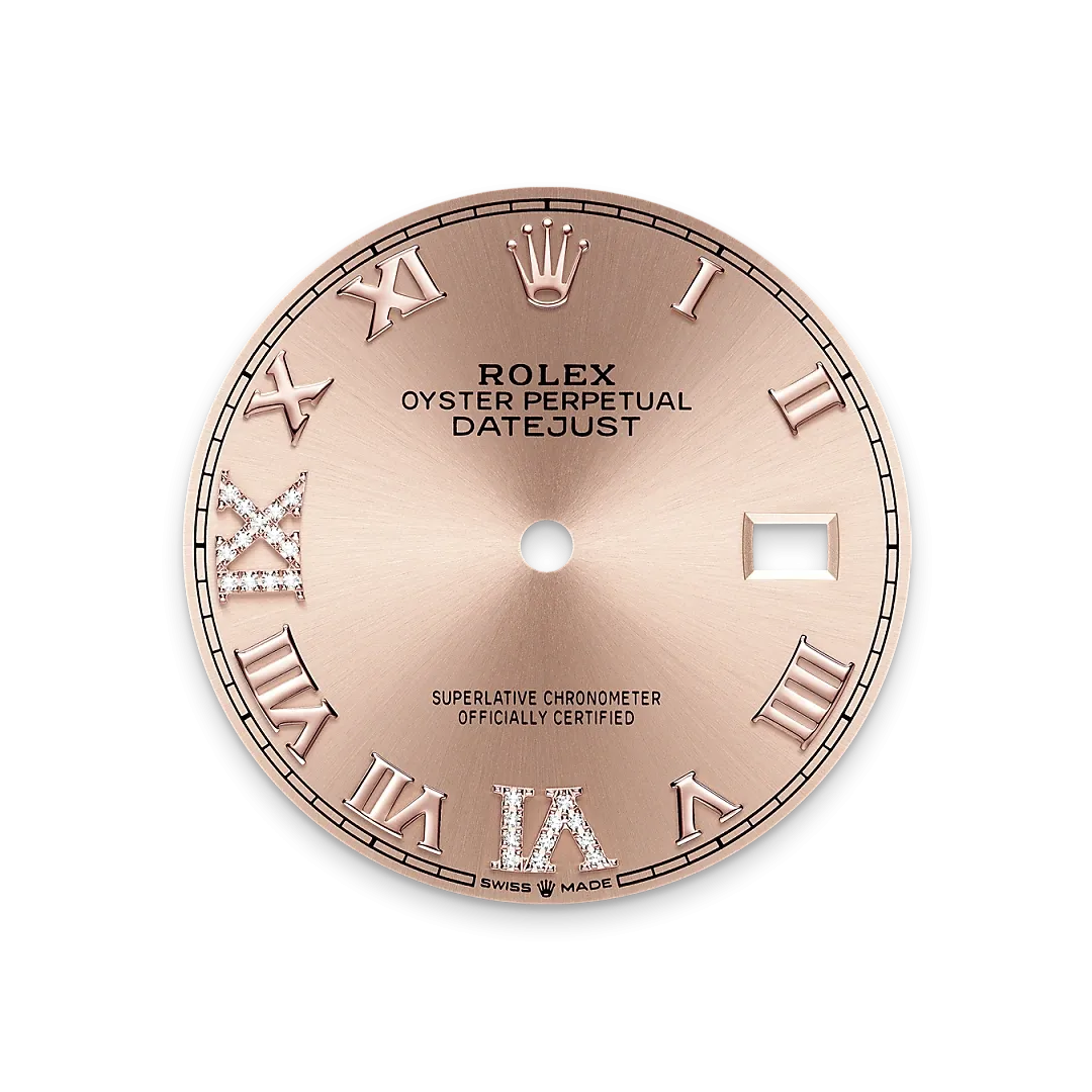 Rolex Datejust 36 Referenz m126281rbr-0016 Zifferblatt Farbe Rosé