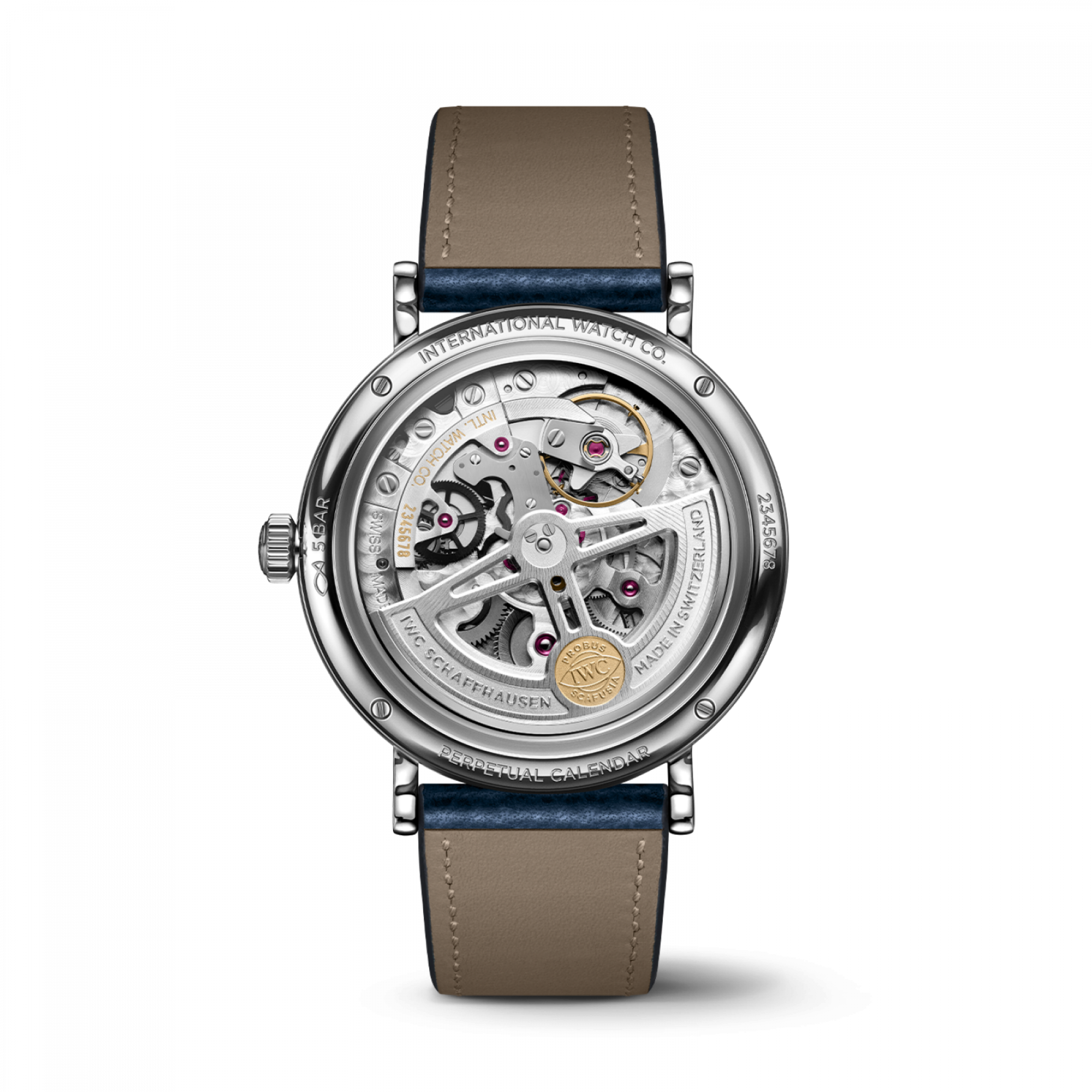 IWC Portofino Perpetual Calendar Rückseite