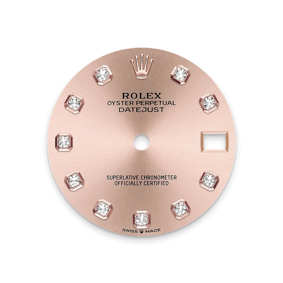 Rolex Datejust 31 Referenz m278271-0024 Zifferblatt Farbe Rosé