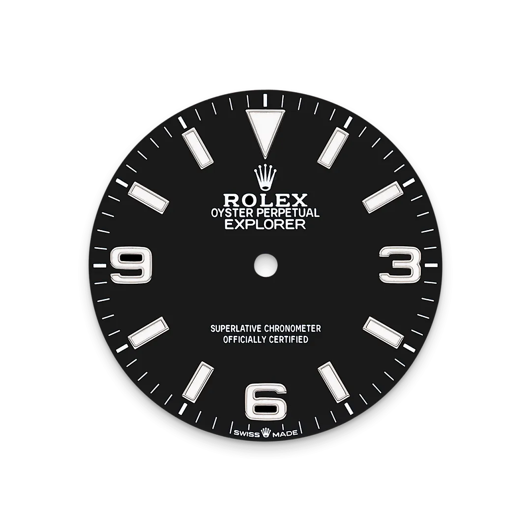 Rolex Explorer 40 Referenz m224270-0001 Schwarzes Zifferblatt