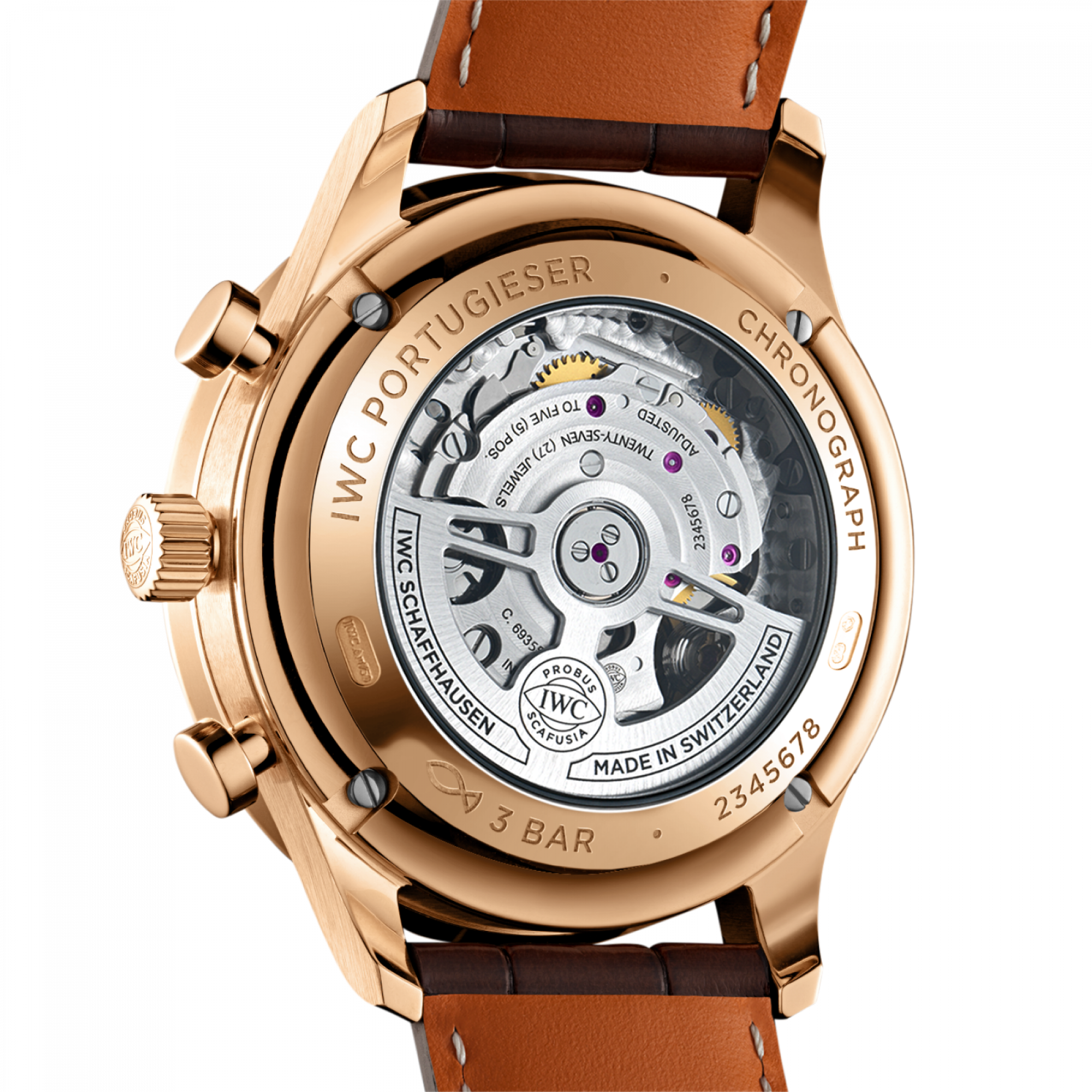 IWC Portugieser Chronograph Rückseite