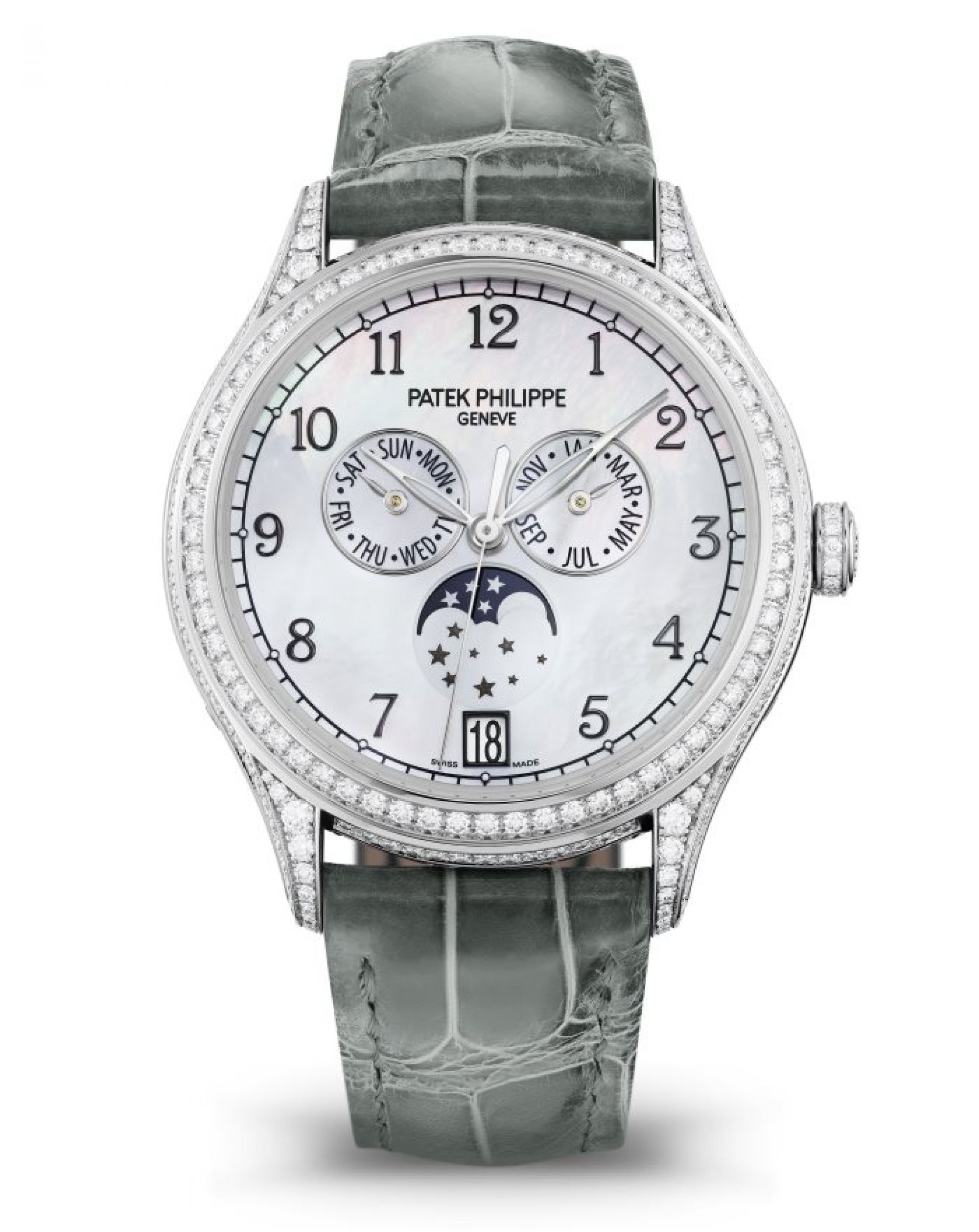 Patek Philippe Jahreskalender, Mondphase. Face