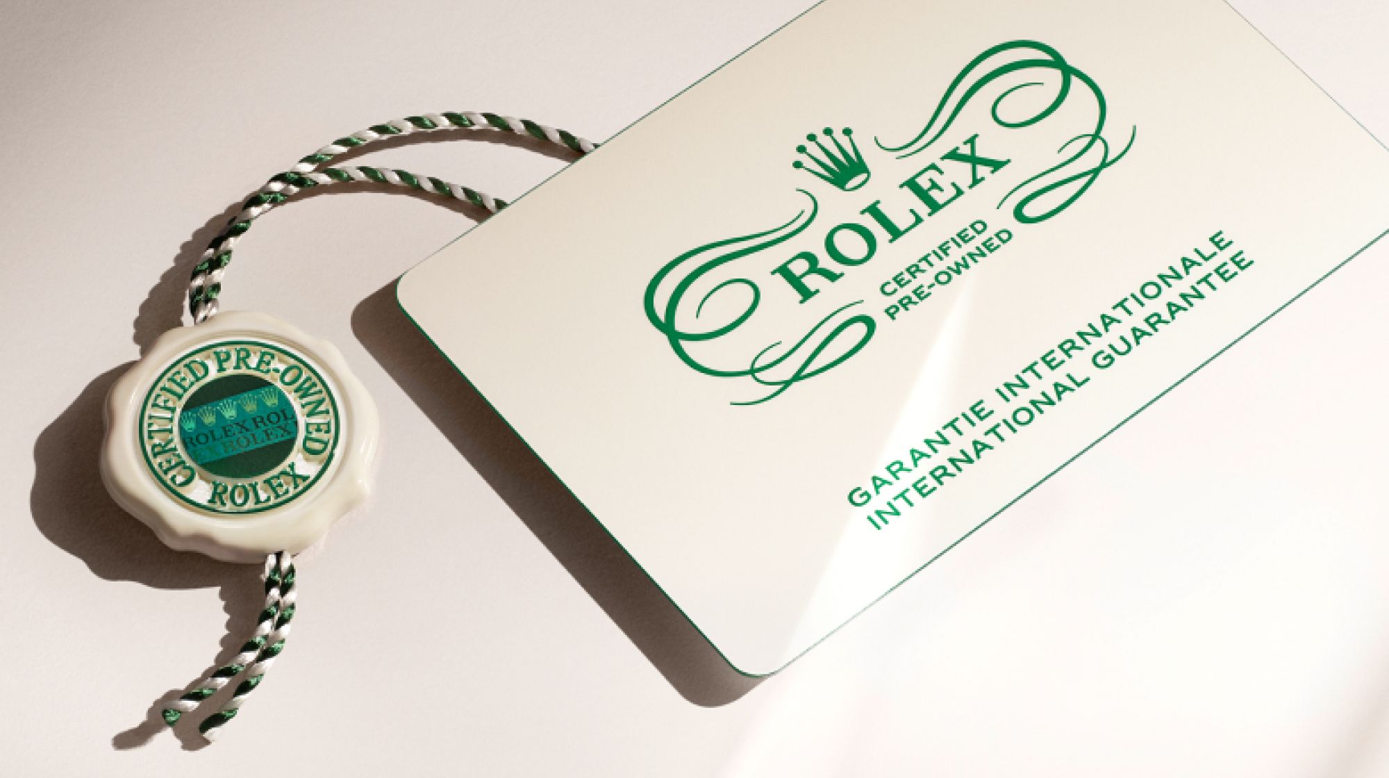 Rolex Certified Pre-Owned zweijährige internationale Garantie 