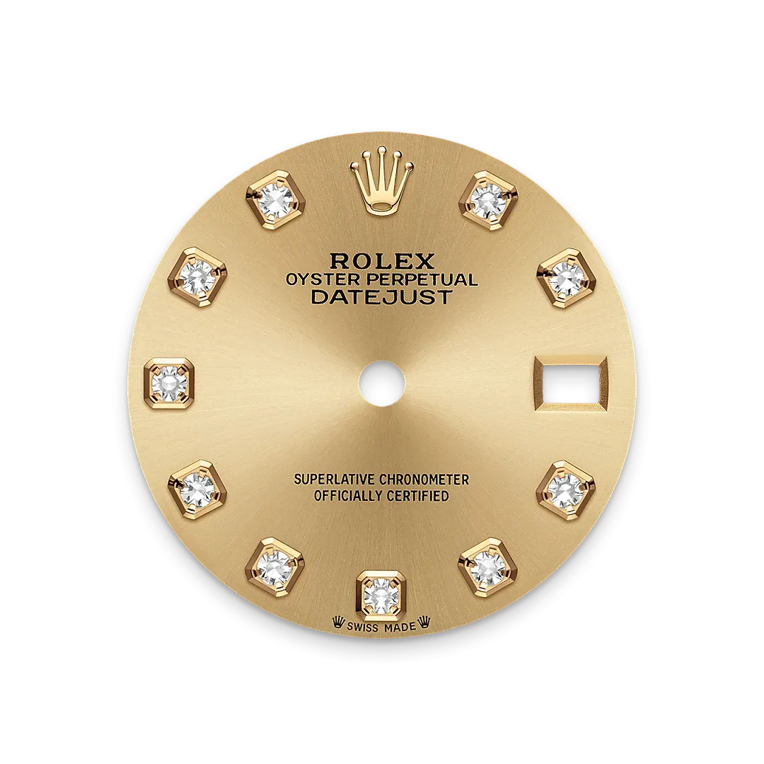 Rolex Lady-Datejust Referenz m279173-0012 Champagner­farbenes Zifferblatt