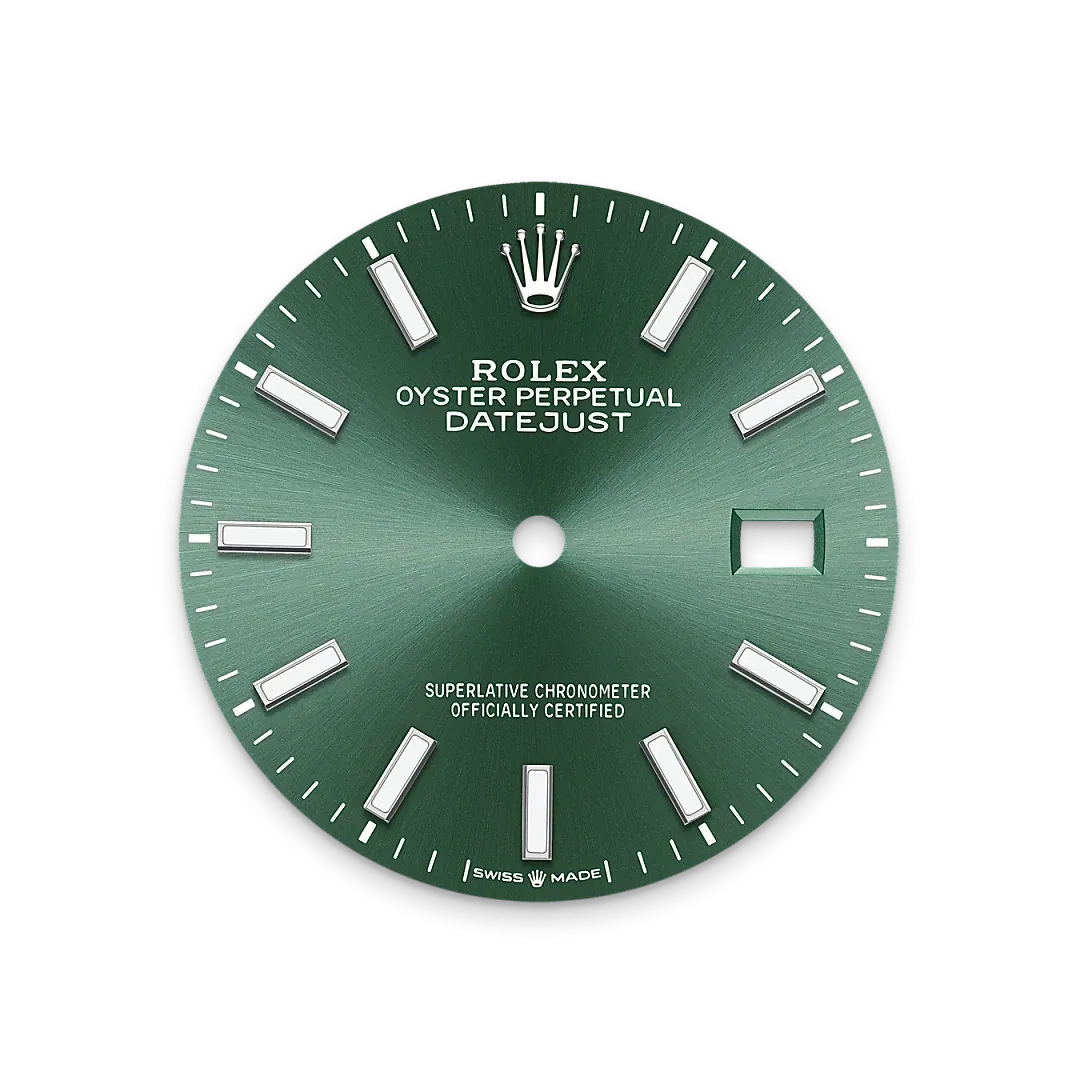 Rolex Datejust 36 Referenz m126234-0051 Mintgrünes Zifferblatt