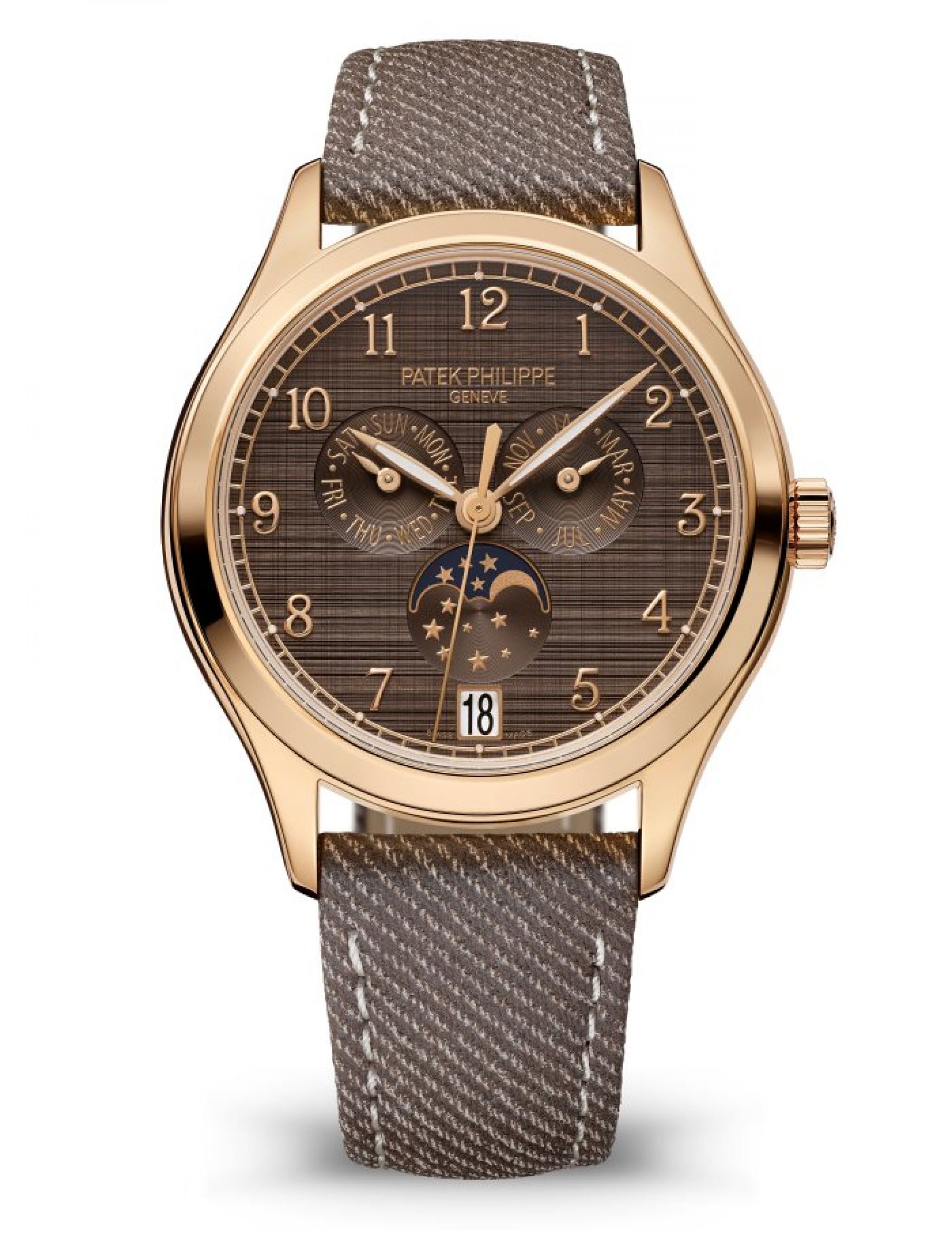 Patek Philippe Jahreskalender, Mondphasen. Face