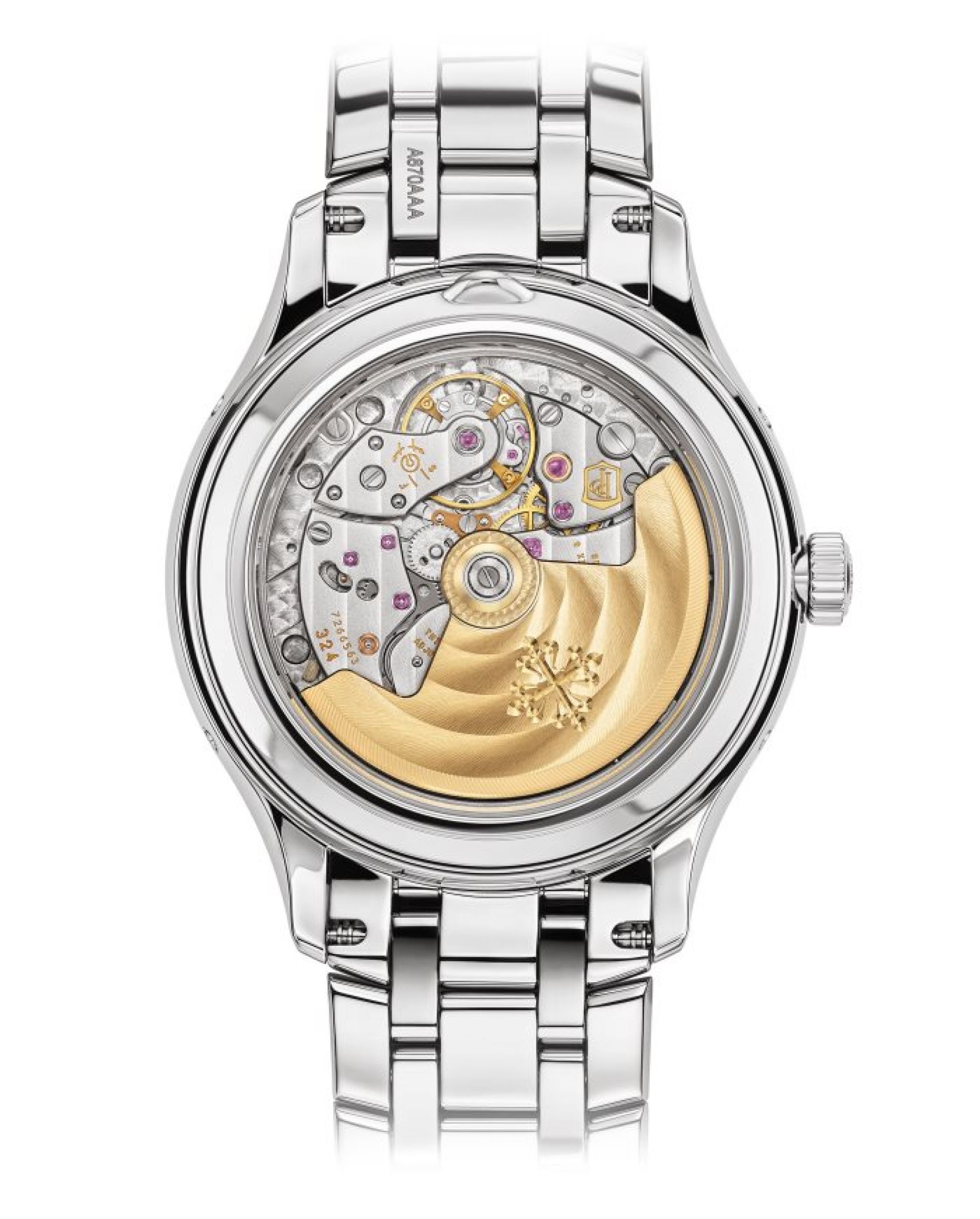 Patek Philippe Jahreskalender, Mondphase. Rückseite