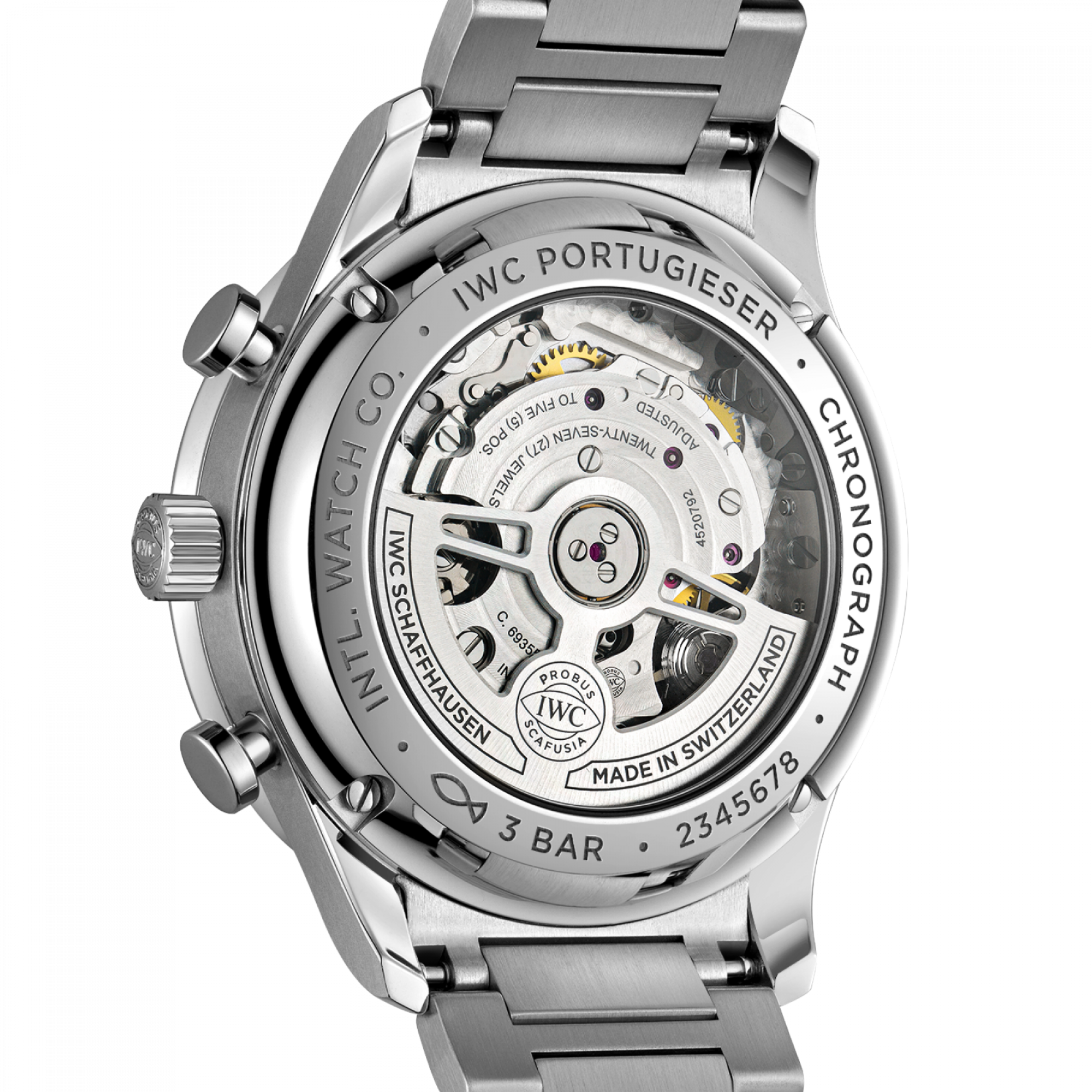 IWC Portugieser Chronograph Rückseite