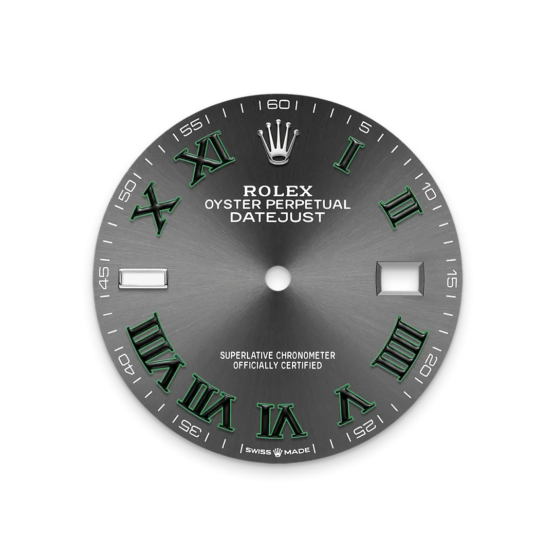 Rolex Datejust 36 Referenz m126200-0017 Schiefergraues Zifferblatt