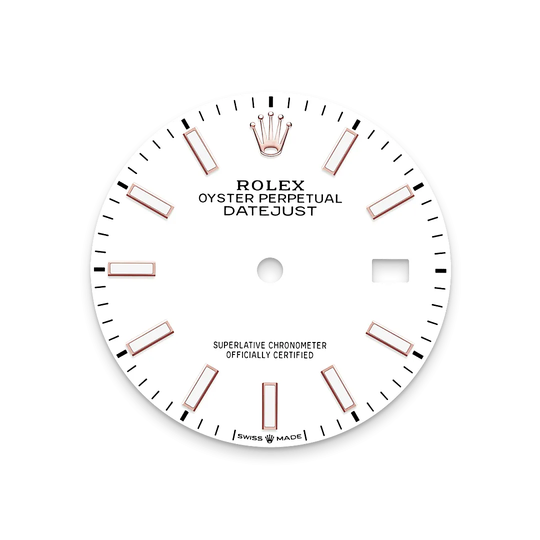 Rolex Datejust 36 Referenz m126231-0018 Weißes Zifferblatt