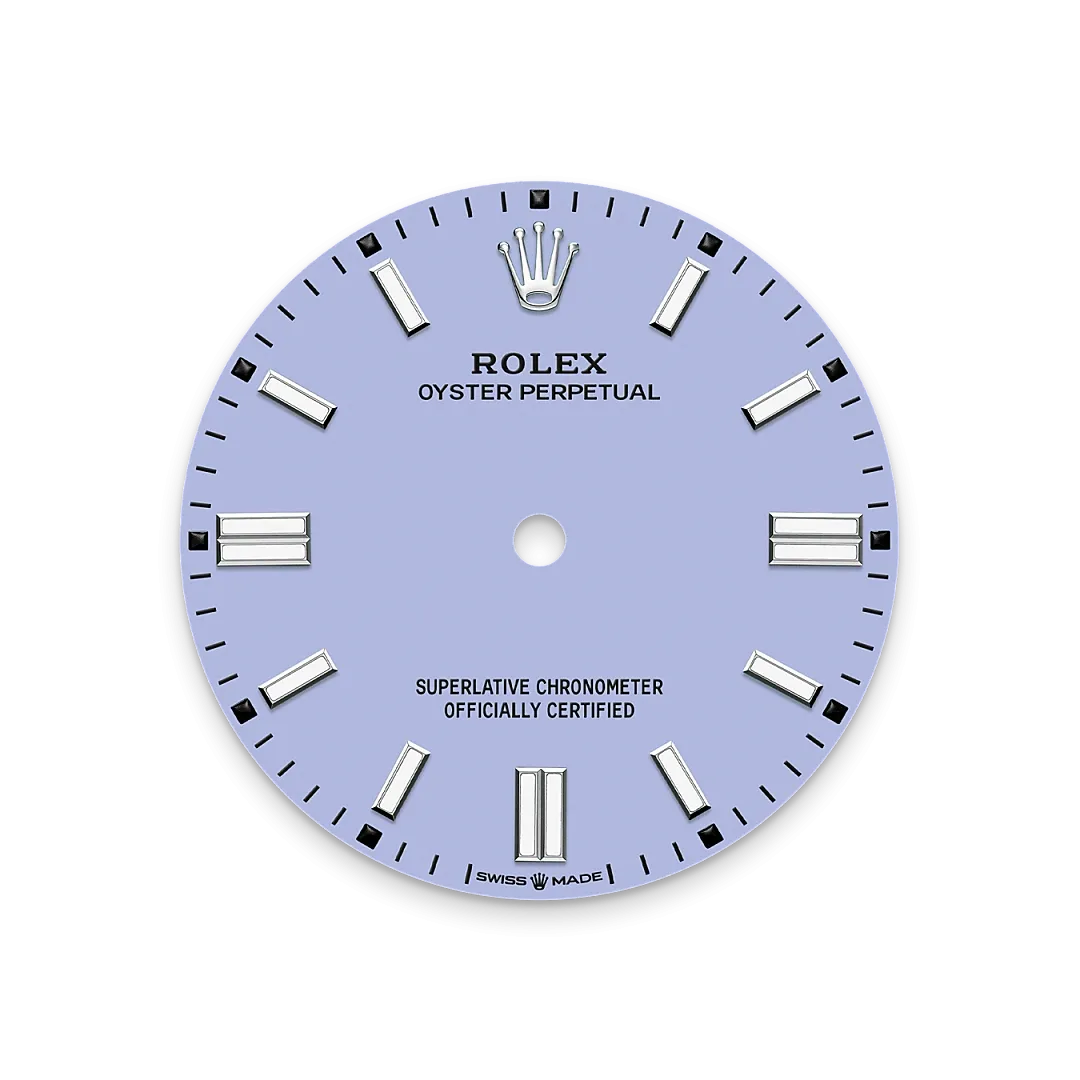 Rolex Oyster Perpetual 36 Referenz m126000-0013 Zifferblatt in Lavender